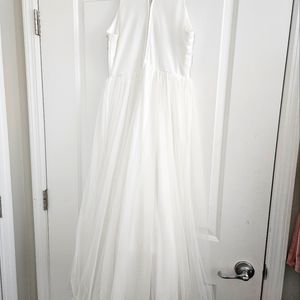White Formal Girls Dress